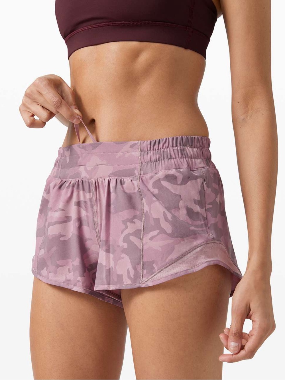 Lululemon Hotty Hot Pink Camo Shorts 2.5”